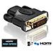 PureInstall PI010, DVI-D, HDMI, Maschio / femmina, Nero, Oro, 1920 x 1200 Pixels - Foto miniatura 1